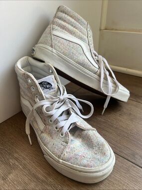 Vans Sk8-Hi Rainbow Jersey High Top Sneakers